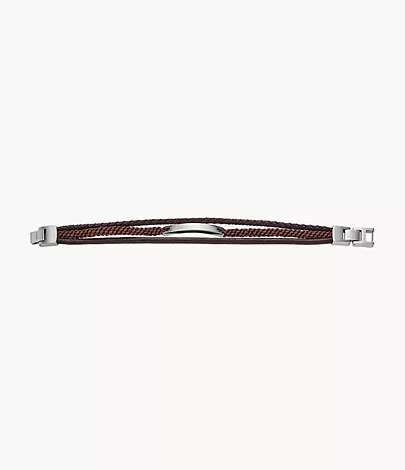 Drew Brown Leather Multi Strand Bracelet - JF04341040 - Fossil