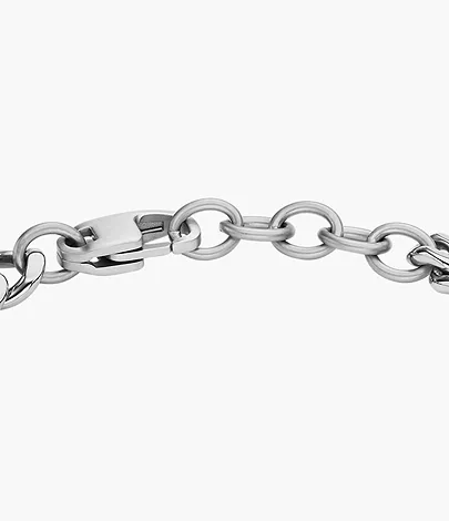 Heritage D-Link Stainless Steel Chain Bracelet - JF04342040 - Fossil