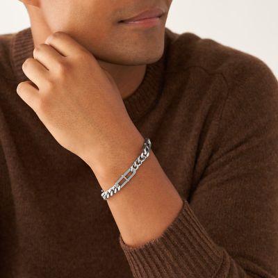 Heritage D-Link Stainless Steel Chain Bracelet