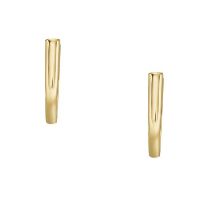 Heritage Essentials Gold-Tone Stainless Steel Hoop Earrings  JF04352710