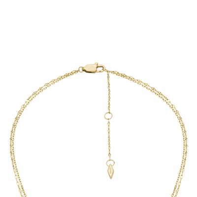 Of JF04357998 Necklace Stainless Two-Tone - - Steel Affection Fossil Tokens Chain Sadie