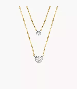 Sadie Tokens Of Affection Two-Tone Stainless Steel Chain Necklace