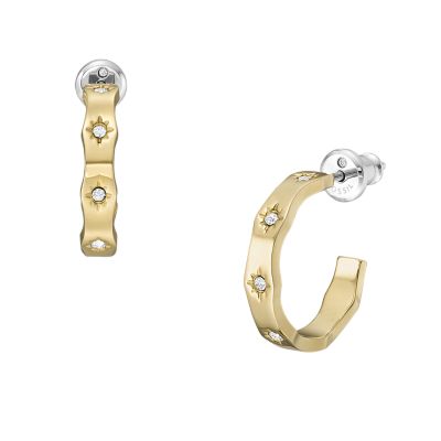 Stainless Steel Round Buckle Earrings Golden Ear Clips Lever - Temu