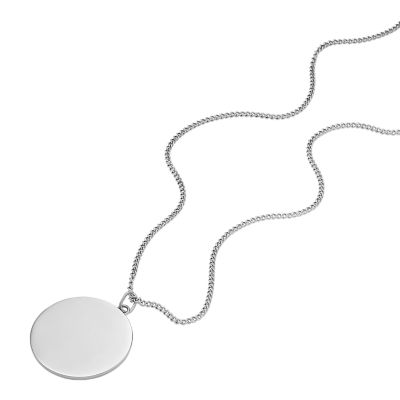 Drew Stainless Steel Chain Necklace - JF04466040 - Fossil