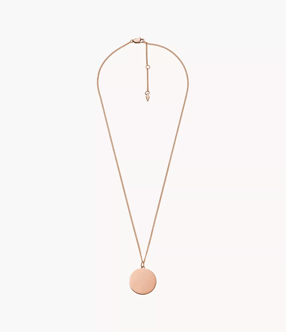 Drew Rose Gold-Tone Stainless Steel Pendant Necklace