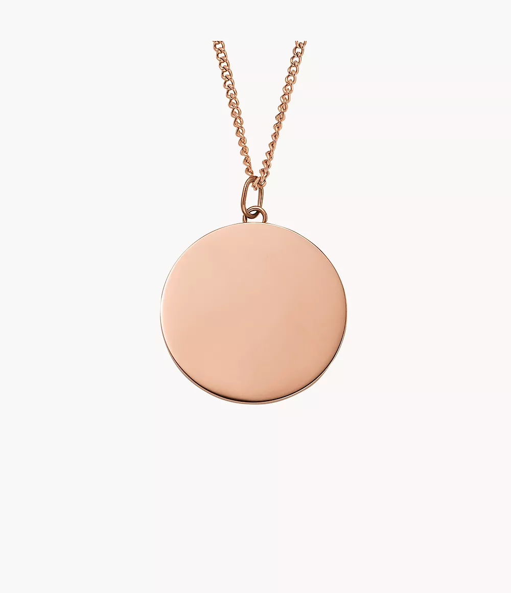 Drew Rose Gold-Tone Stainless Steel Pendant Necklace  JF04386791

