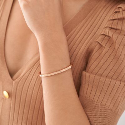 Bracelet 'Jf01145' Argent Femme | Bijoux Fossil * Les Soupirs