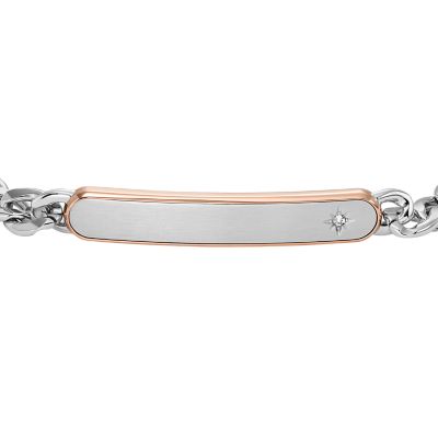 Gliederarmband Classic Edelstahl zweifarbig - JF04395998 - Fossil