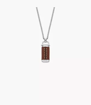 Heritage D-Link Stainless Steel Pendant Necklace