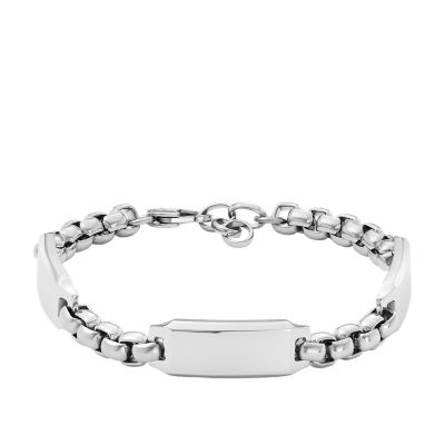 Drew Stainless Bracelet Fossil - ID - Steel JF04400040