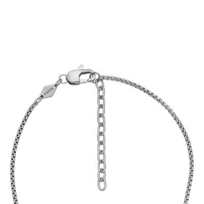 Icons Stainless Steel Chain Necklace - JOF01002040 - Fossil