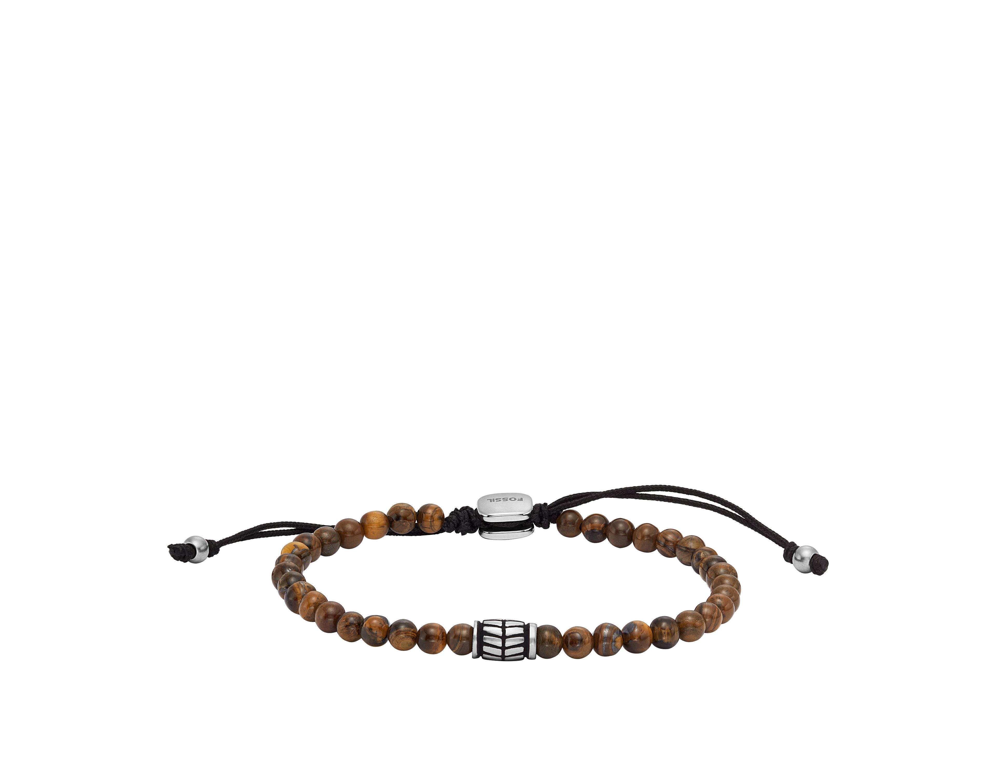Everett Tiger's Eye Beaded Bracelet