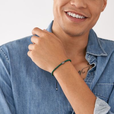 Armband Everett Beads rekonstruierter Malachit