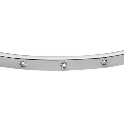 Sadie Shine Bright Stainless Steel Bangle Bracelet