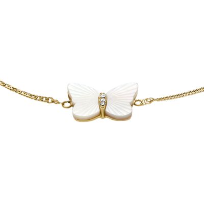 Pearl-fect Charm Bracelet-CE84077-M