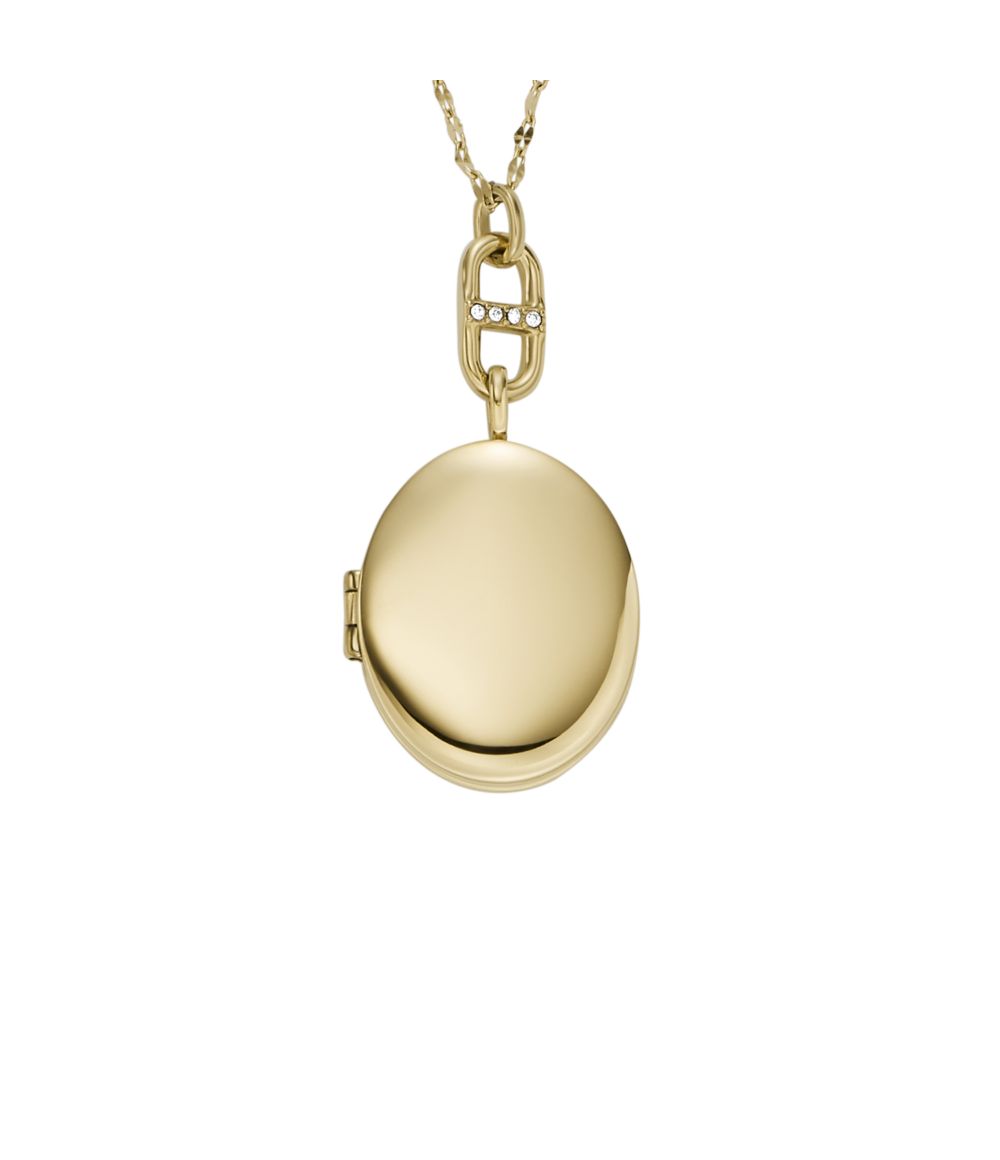 Heritage Gold-Tone Stainless Steel Chain Necklace