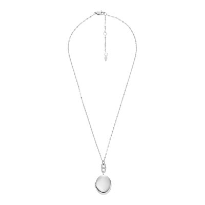Heritage Locket Collection Stainless Steel Chain Necklace