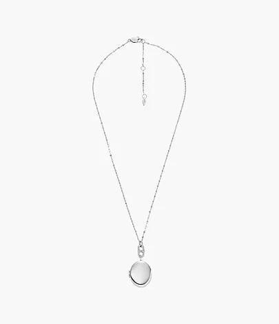 Locket Collection Stainless Steel Chain Necklace