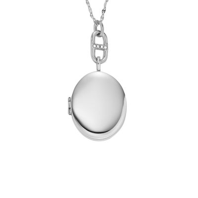 Locket Collection Stainless Steel Chain Necklace - JF04427040