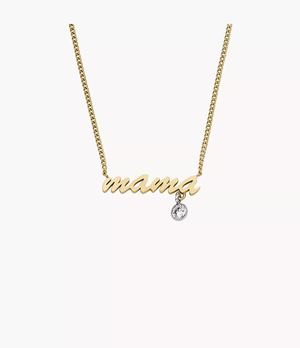 Image of Sadie Name Necklace Two-Tone Stainless Steel Chain Necklace