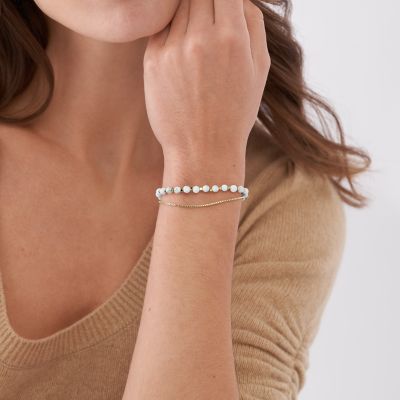 Armband All Stacked Up Beads Howlith