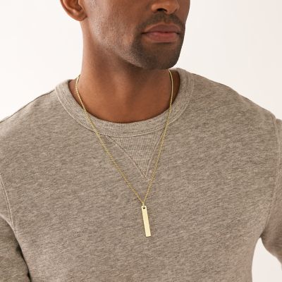 Drew Gold-Tone Stainless Steel Chain Necklace