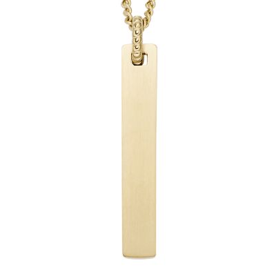 Drew Gold-Tone Stainless Steel Chain Necklace