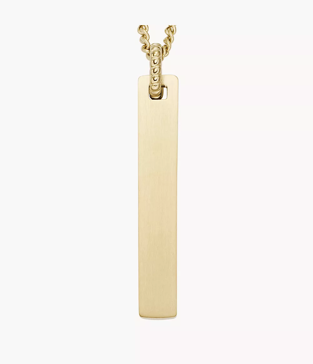 Image of Drew Gold-Tone Stainless Steel Chain Necklace