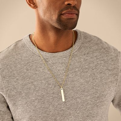 Drew Gold-Tone Stainless Steel Chain Necklace