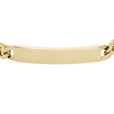 Gold-Tone - Stainless Chain Drew Fossil JF04465710 Bracelet Steel -