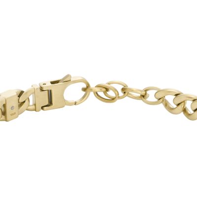 Drew Gold-Tone Stainless JF04465710 Chain Fossil - - Bracelet Steel