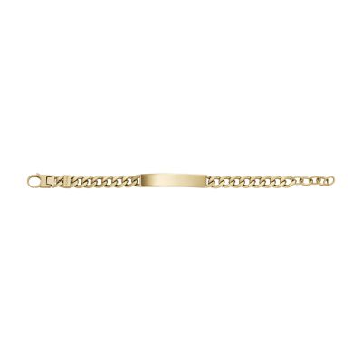 Stainless Gold-Tone Fossil Steel JF04465710 - Chain Drew - Bracelet