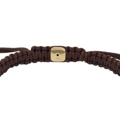 All Stacked Up Tiger's Eye Station Bracelet - JF04471710 - Fossil