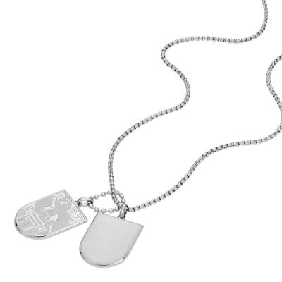 Star Wars™ R2-D2™ Stainless Steel Dog Tag Necklace