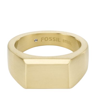 Disney x Fossil Special Edition Gold-Tone Stainless Steel Center Focal Ring  - JF04626710001 - Fossil