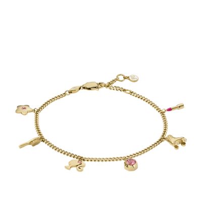 Stainless LV Gold Bangle – Jewells & Pearls