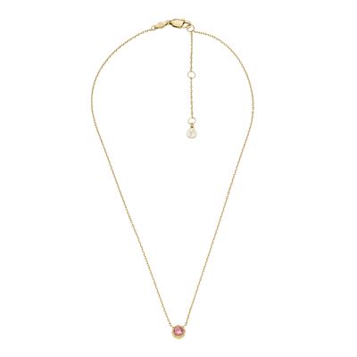Barbie™ x Fossil Special Edition Gold-Tone Stainless Steel Chain Necklace