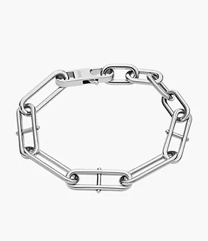 Heritage D-Link Stainless Steel Chain Bracelet