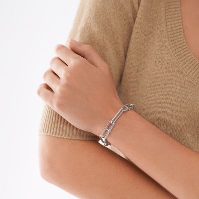 Heritage D-Link Stainless Steel Chain Bracelet