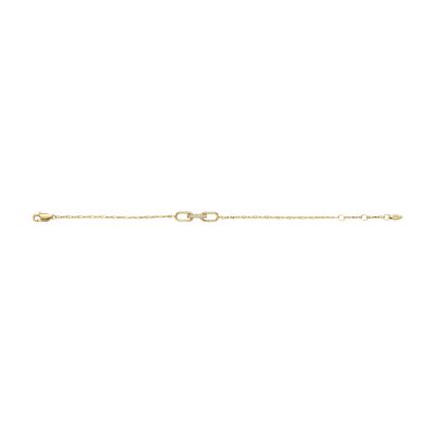 Rose Gold-Tone Stainless Steel Chain Bracelet - JOF00638791 - Fossil