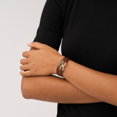 Bracelets for Women, Leather Bracelets, Bangles - Fossil