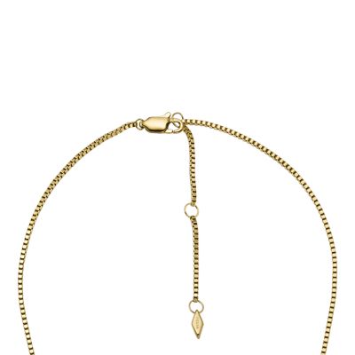 Heritage Crest Mother-of-Pearl Gold-Tone Stainless Steel Chain