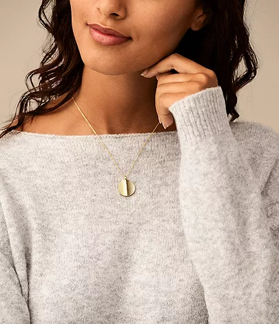Harlow Linear Texture Gold-Tone Stainless Steel Chain Harlow Linear Texture Gold-Tone Stainless Steel Chain