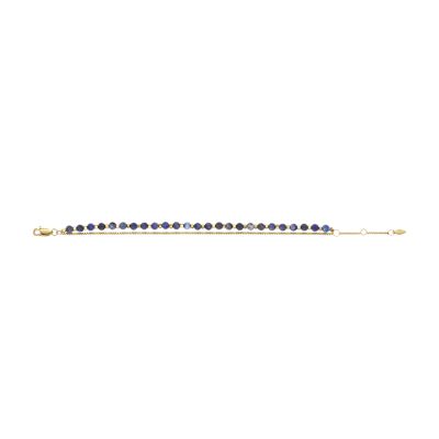 All Stacked Up Blue Lapis Beaded Bracelet - JF04540710 - Fossil