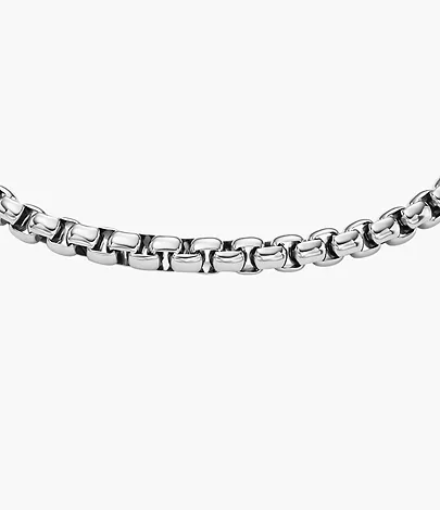 All Stacked Up Stainless Steel Chain Bracelet - JF04562040 - Fossil