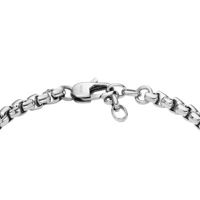 All Stacked Up Stainless Steel Chain Bracelet