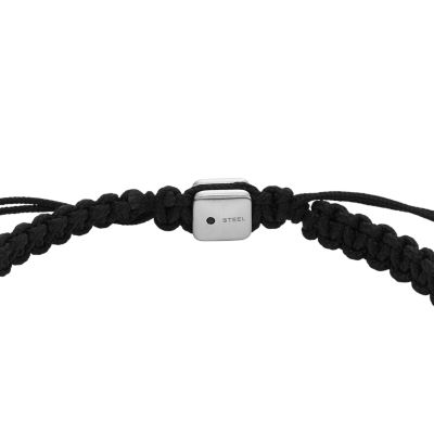 Texture - Nylon - Fossil Bracelet Black Harlow JF04567040 Components Linear