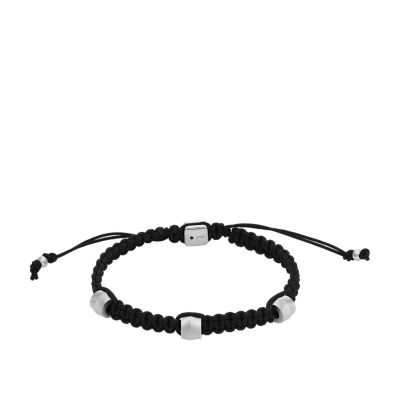 Mens Black Bracelets - Fossil