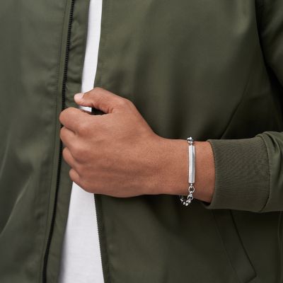 Bracelet cœur Drew en acier inoxydable - JF03329040 - Fossil