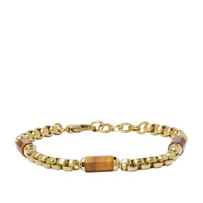 All Stacked Up Brown Tiger's Eye Components Bracelet  JF04570710